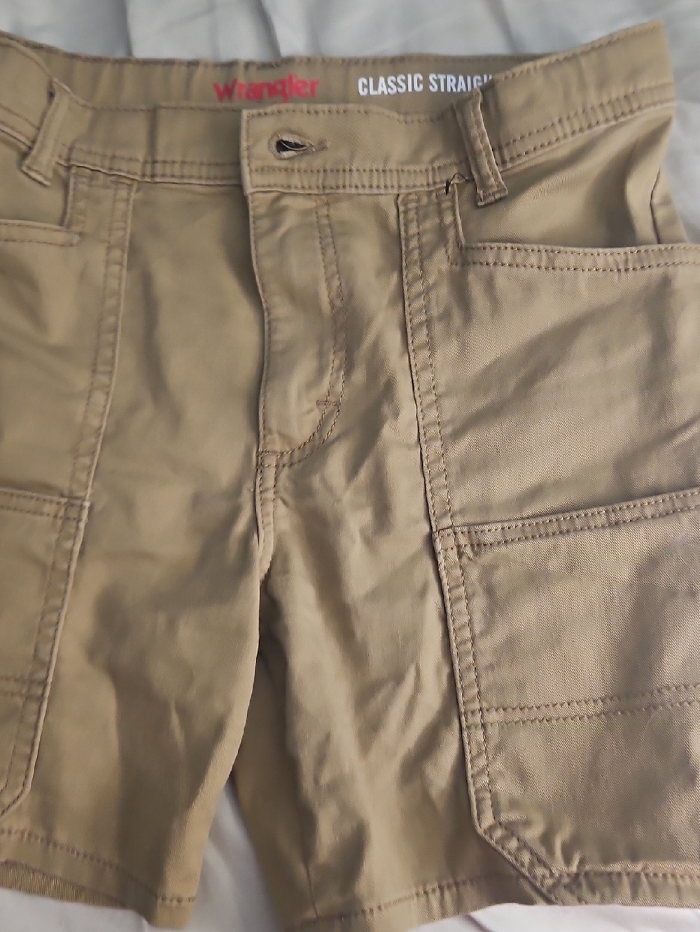 Wrangler Kids Tan Cargo Shorts